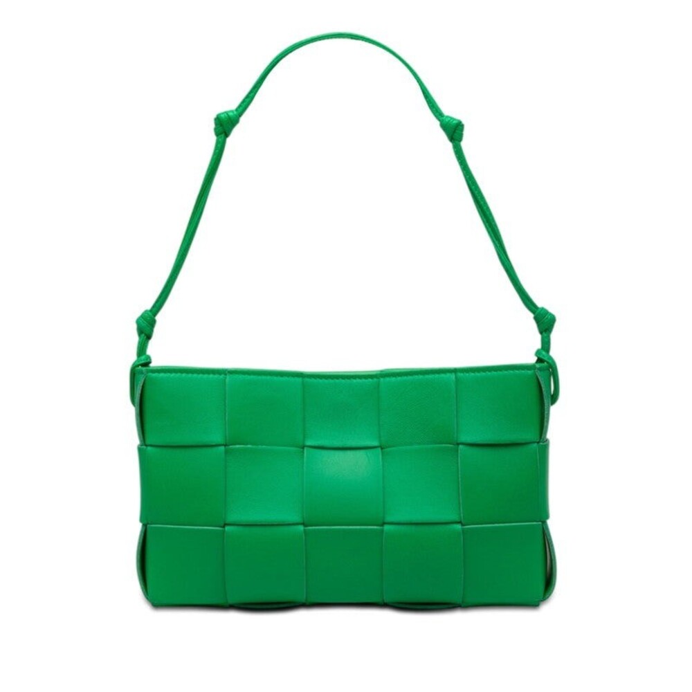Bottega Veneta Maxi Intrecciato Cassette Handbag Green